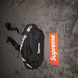 Supreme ss18 black waist bag